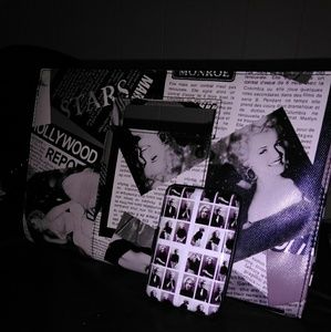 👍🏽BUNDLE👍🏽 Marilyn Monroe Clutch and Wallet
